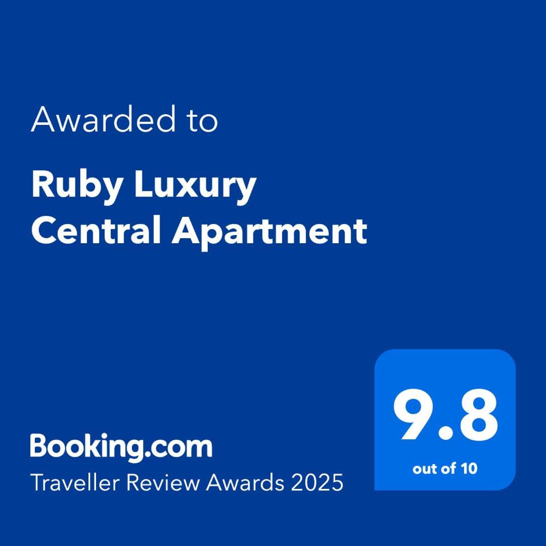 Ruby Luxury Central Apartment Skopje Esterno foto